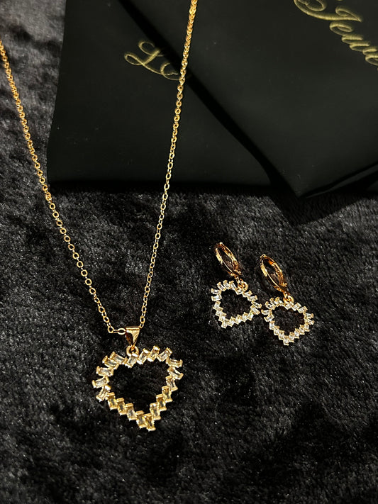 Gold Heart Set